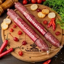 ковбаса з дичини з вишнею